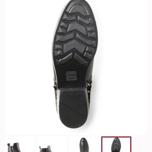 Cougar Waterproof Booties Colleen Black/Leopard - Picture 8 of 11